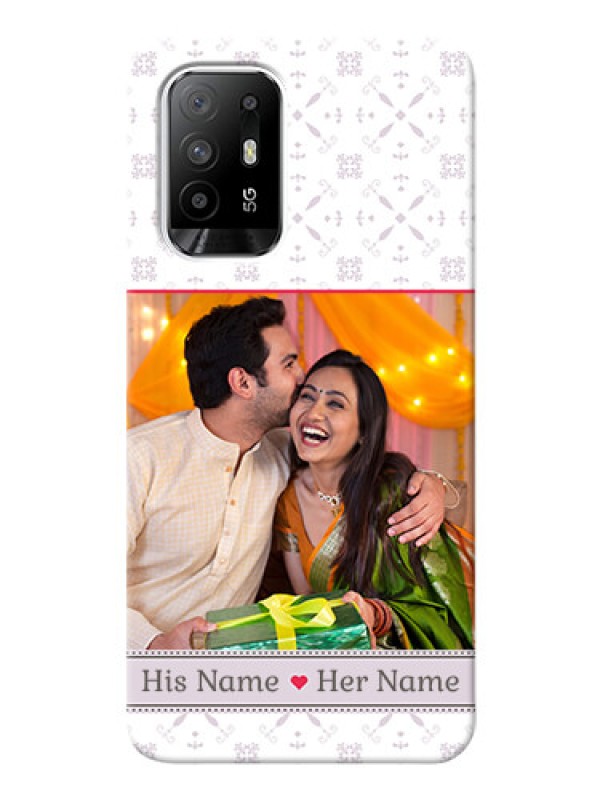 Custom Oppo F19 Pro Plus 5G Phone Cases with Photo and Ethnic Design
