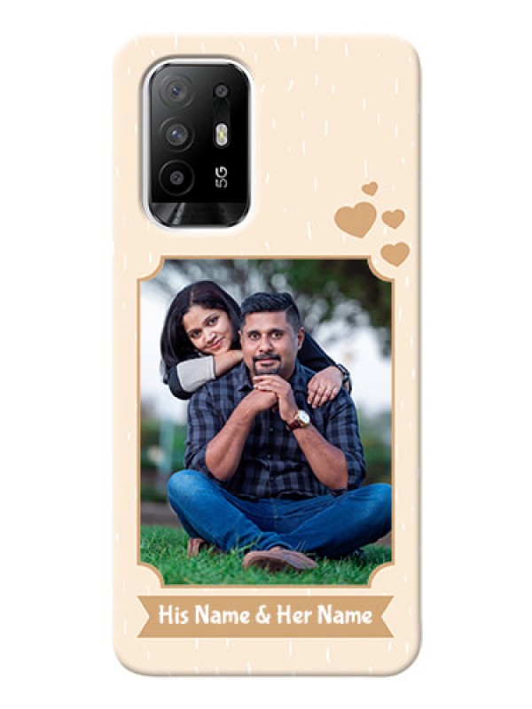 Custom Oppo F19 Pro Plus 5G mobile phone cases with confetti love design 