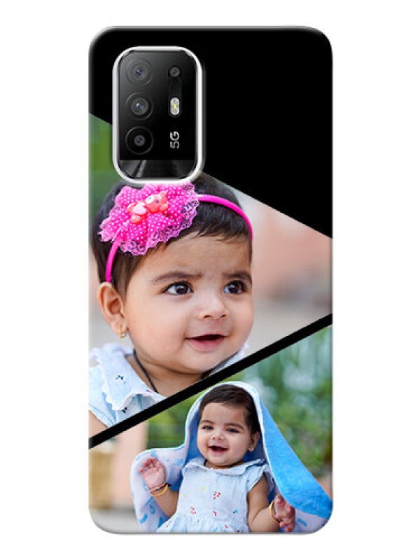Custom Oppo F19 Pro Plus 5G mobile back covers online: Semi Cut Design