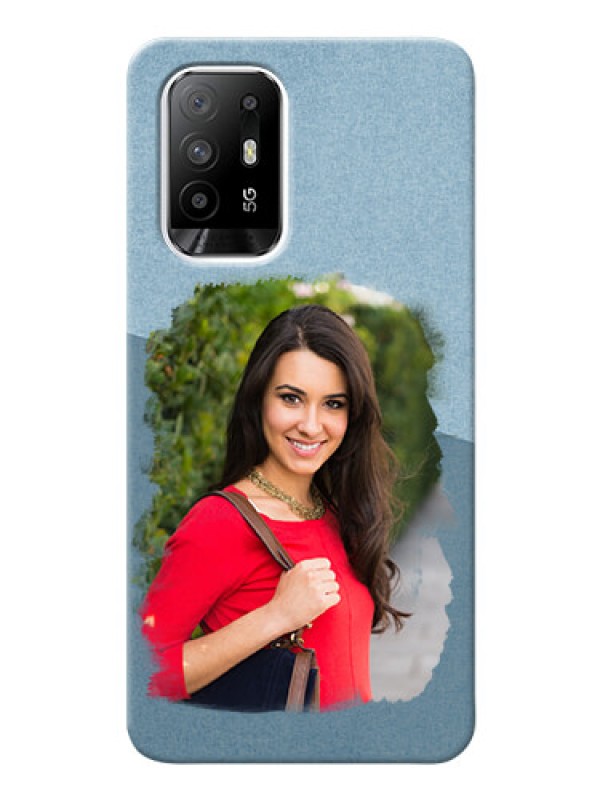 Custom Oppo F19 Pro Plus 5G custom mobile phone covers: Grunge Line Art Design