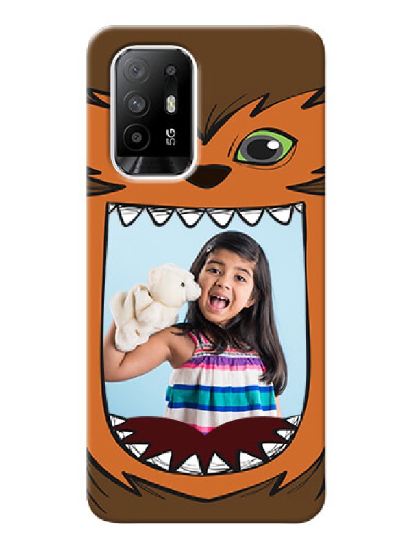 Custom Oppo F19 Pro Plus 5G Phone Covers: Owl Monster Back Case Design
