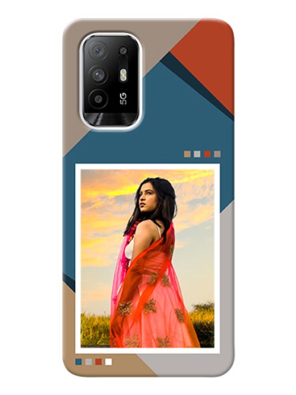 Custom Oppo F19 Pro Plus 5G Mobile Back Covers: Retro color pallet Design