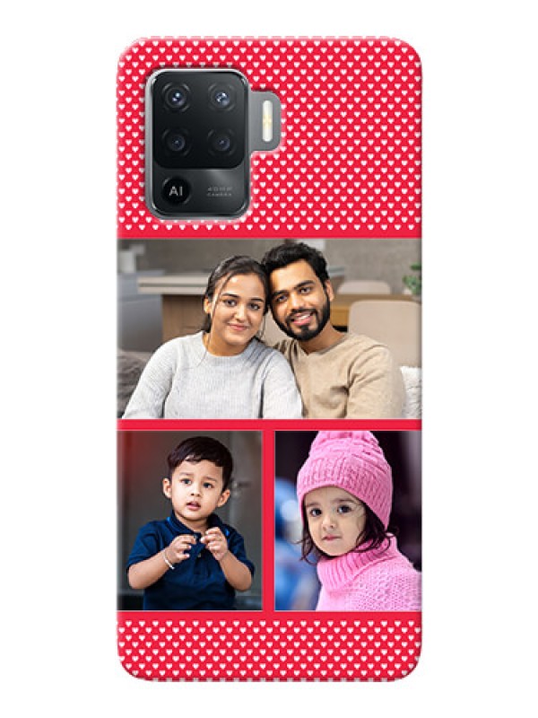 Custom Oppo F19 Pro mobile back covers online: Bulk Pic Upload Design