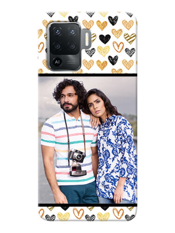 Custom Oppo F19 Pro Personalized Mobile Cases: Love Symbol Design