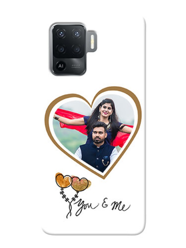 Custom Oppo F19 Pro customized phone cases: You & Me Design