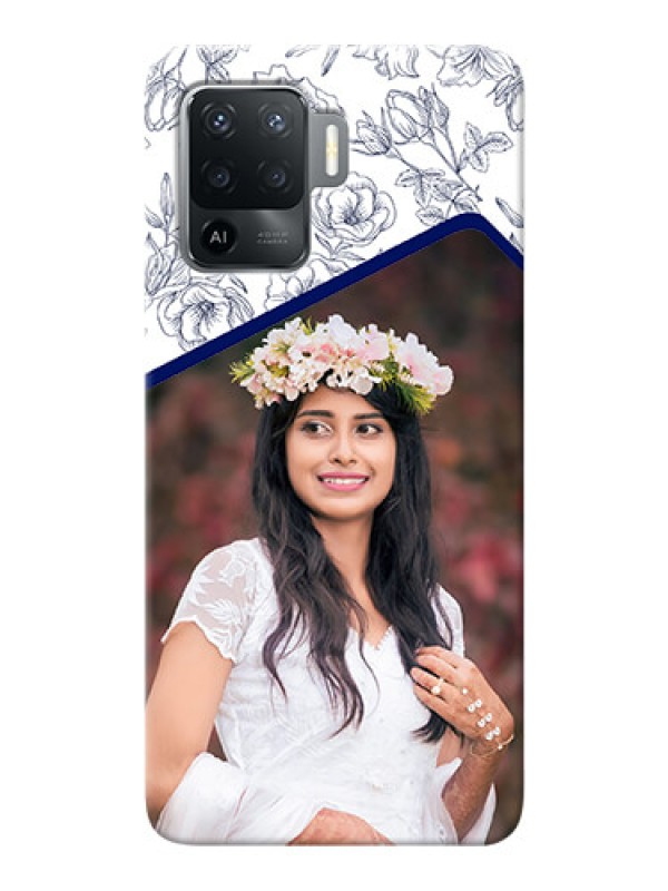 Custom Oppo F19 Pro Phone Cases: Premium Floral Design