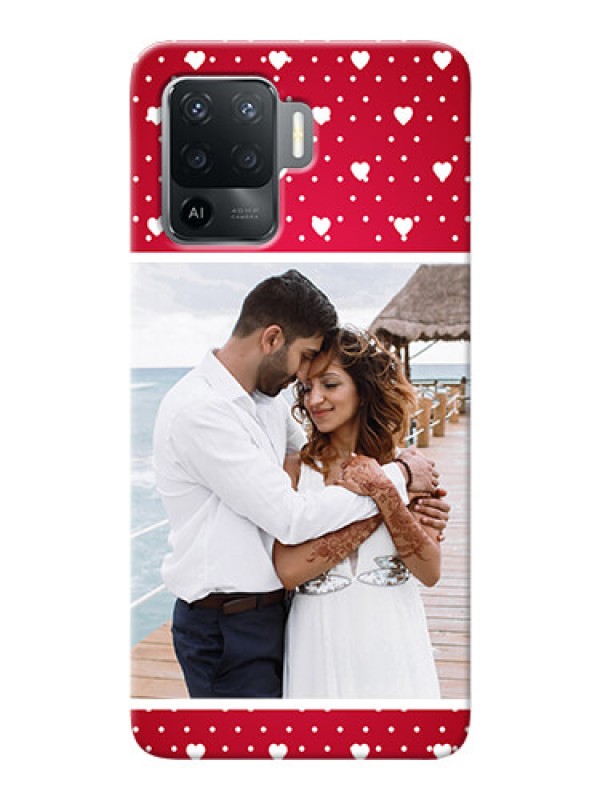Custom Oppo F19 Pro custom back covers: Hearts Mobile Case Design