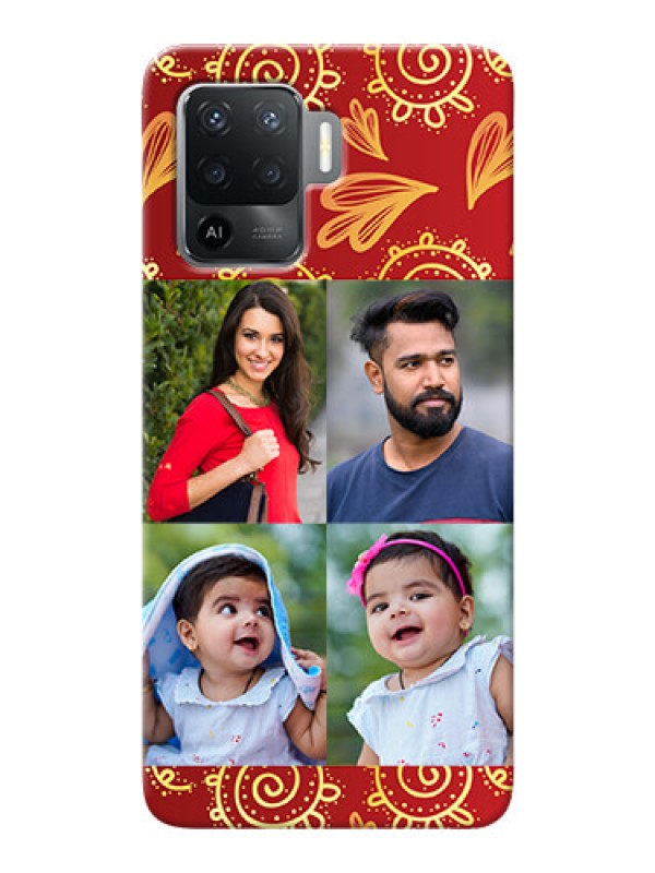 Custom Oppo F19 Pro Mobile Phone Cases: 4 Image Traditional Design
