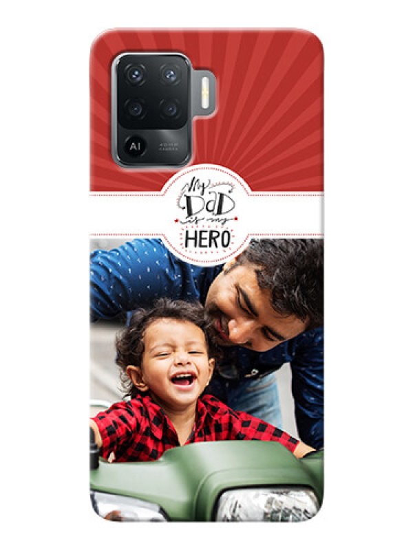 Custom Oppo F19 Pro custom mobile phone cases: My Dad Hero Design