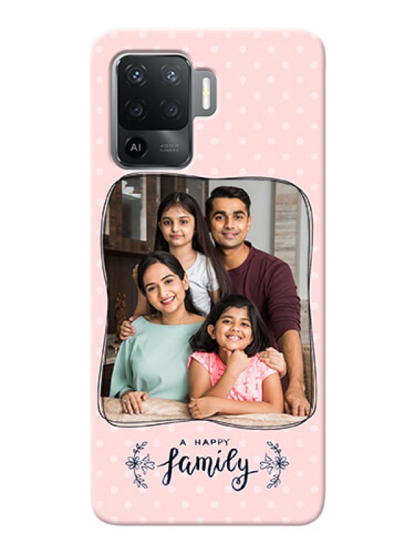 Custom Oppo F19 Pro Personalized Phone Cases: Family with Dots Design