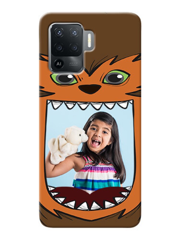 Custom Oppo F19 Pro Phone Covers: Owl Monster Back Case Design