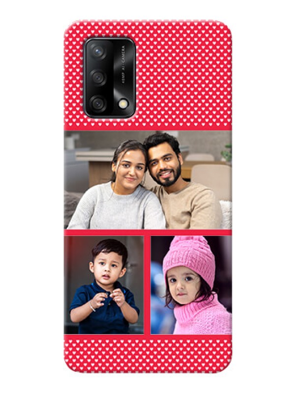 Custom Oppo F19 mobile back covers online: Bulk Pic Upload Design