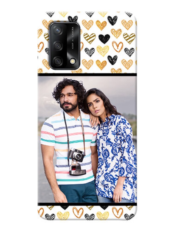 Custom Oppo F19 Personalized Mobile Cases: Love Symbol Design