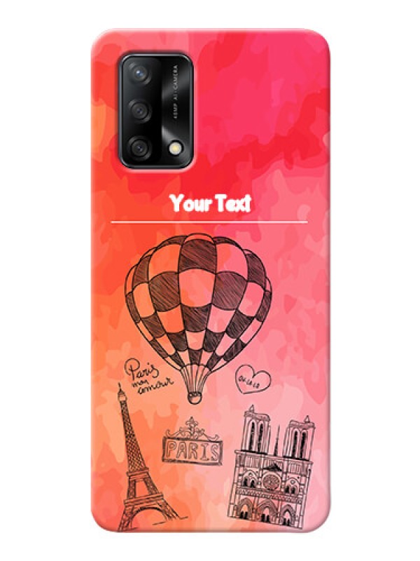 Custom Oppo F19 Personalized Mobile Covers: Paris Theme Design