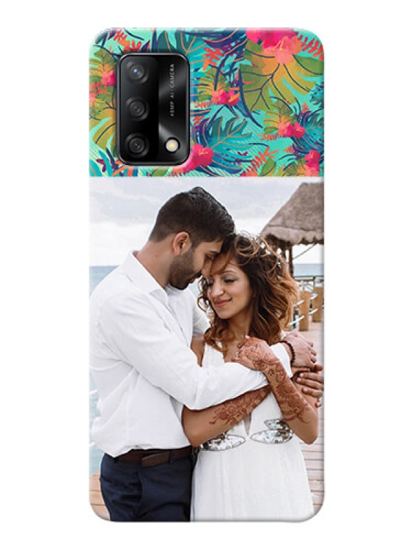 Custom Oppo F19 Personalized Phone Cases: Watercolor Floral Design