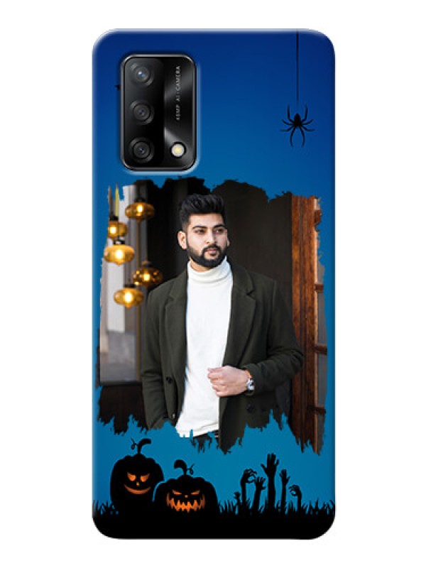 Custom Oppo F19 mobile cases online with pro Halloween design 
