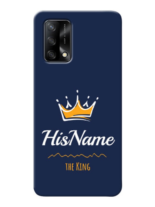 Custom Oppo F19 King Phone Case with Name