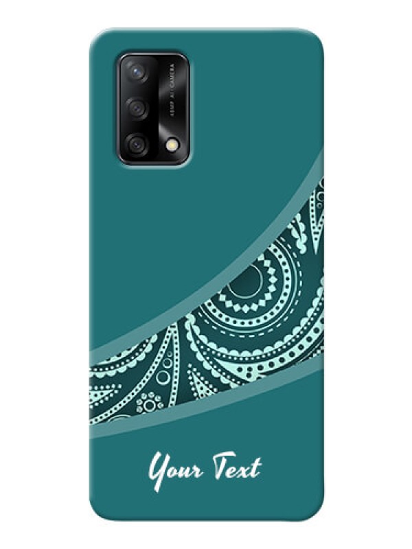 Custom Oppo F19 Custom Phone Covers: semi visible floral Design