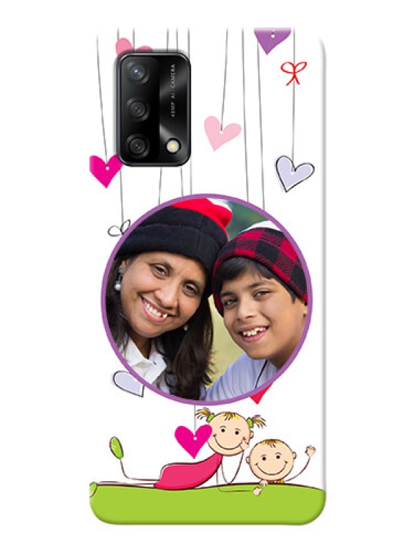 Custom Oppo F19s Mobile Cases: Cute Kids Phone Case Design
