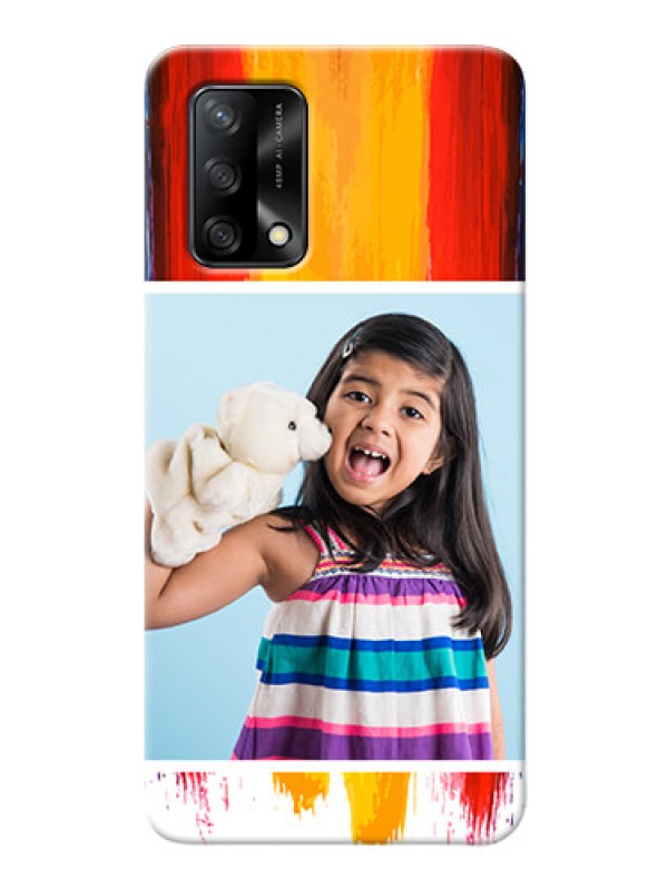 Custom Oppo F19s custom phone covers: Multi Color Design