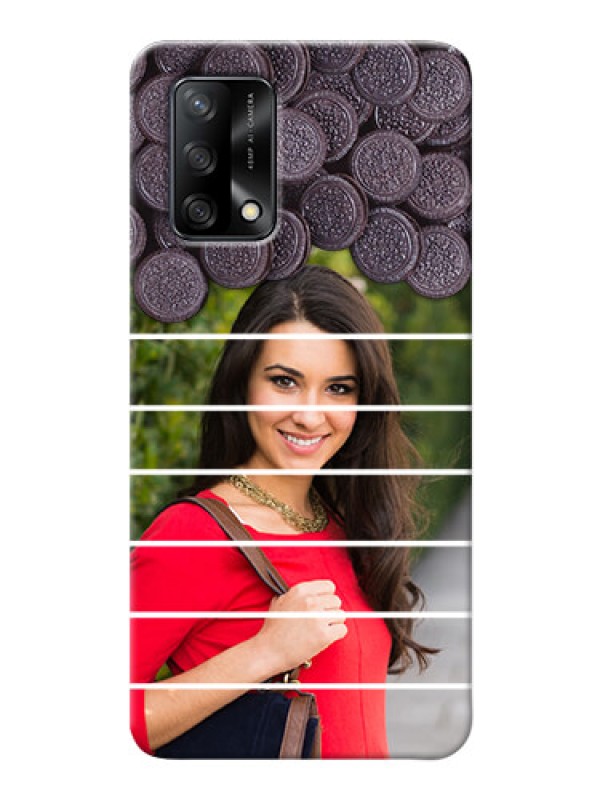 Custom Oppo F19s Custom Mobile Covers with Oreo Biscuit Design