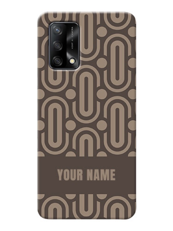 Custom Oppo F19S Custom Phone Covers: Captivating Zero Pattern Design