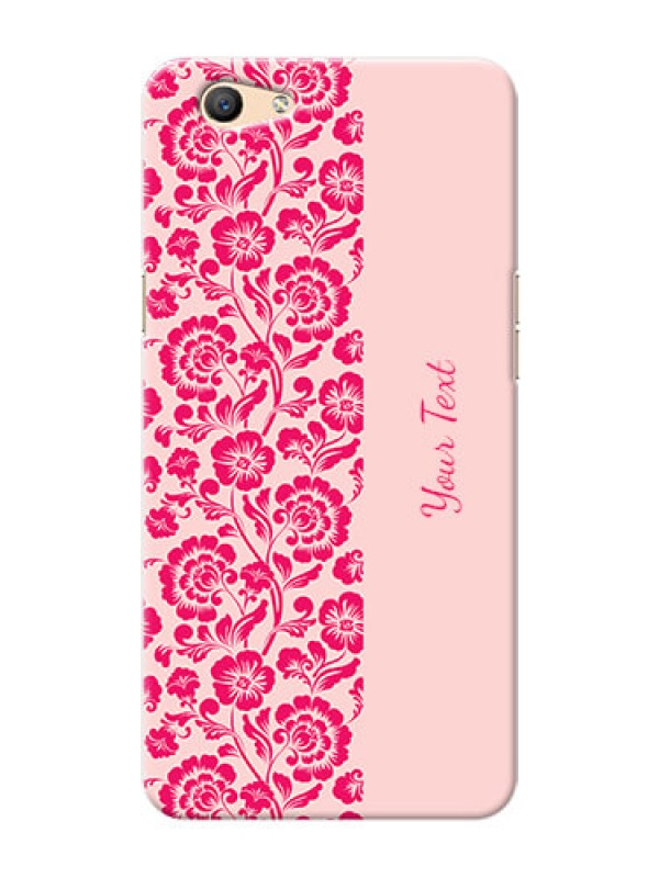 Custom Oppo F1S Phone Back Covers: Attractive Floral Pattern Design