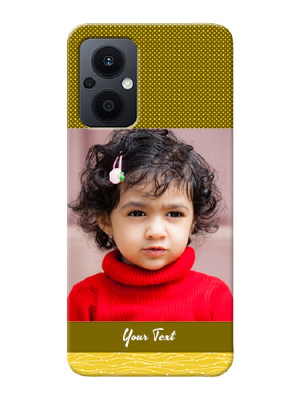 Custom Oppo F21 Pro 5G custom mobile back covers: Simple Green Color Design