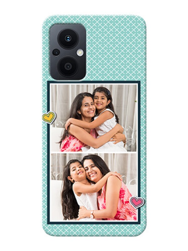 Custom Oppo F21 Pro 5G Custom Phone Cases: 2 Image Holder with Pattern Design