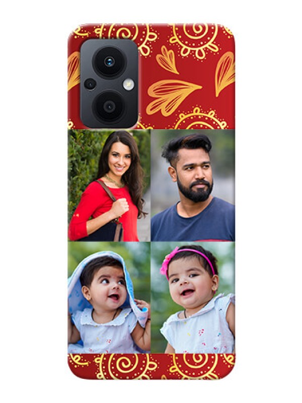 Custom Oppo F21 Pro 5G Mobile Phone Cases: 4 Image Traditional Design