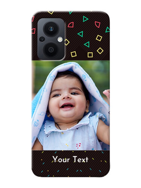 Custom Oppo F21 Pro 5G custom mobile cases with confetti birthday design