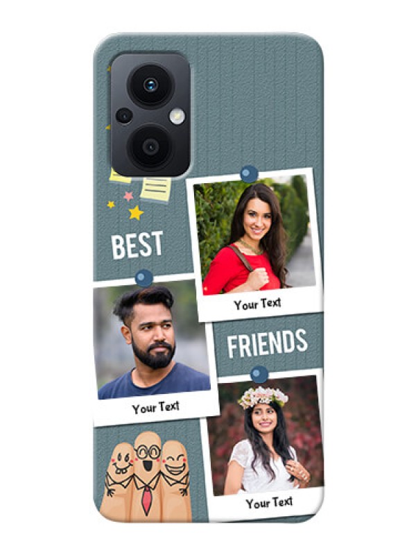 Custom Oppo F21 Pro 5G Mobile Cases: Sticky Frames and Friendship Design