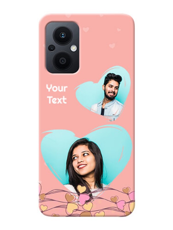 Custom Oppo F21 Pro 5G customized phone cases: Love Doodle Design