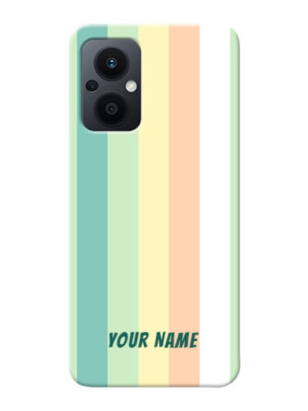Custom Oppo F21 Pro 5G Back Covers: Multi-colour Stripes Design