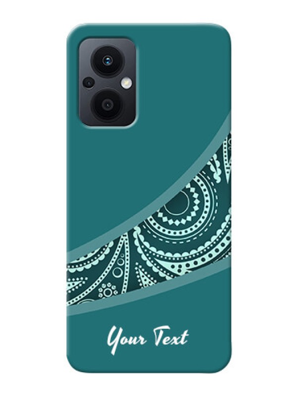 Custom Oppo F21 Pro 5G Custom Phone Covers: semi visible floral Design