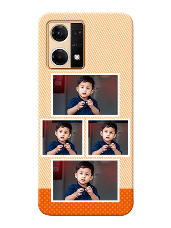 Custom Oppo F21 Pro Mobile Back Covers: Bulk Photos Upload Design