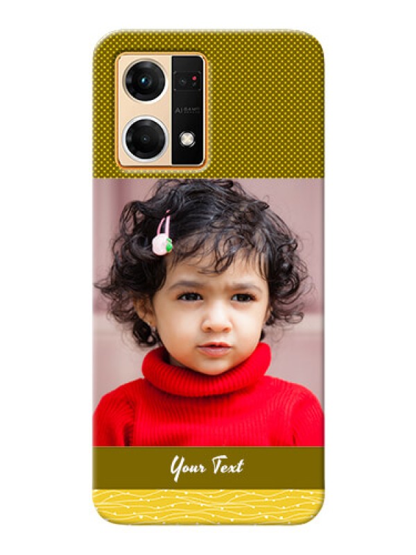 Custom Oppo F21 Pro custom mobile back covers: Simple Green Color Design