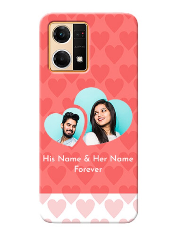 Custom Oppo F21 Pro personalized phone covers: Couple Pic Upload Design