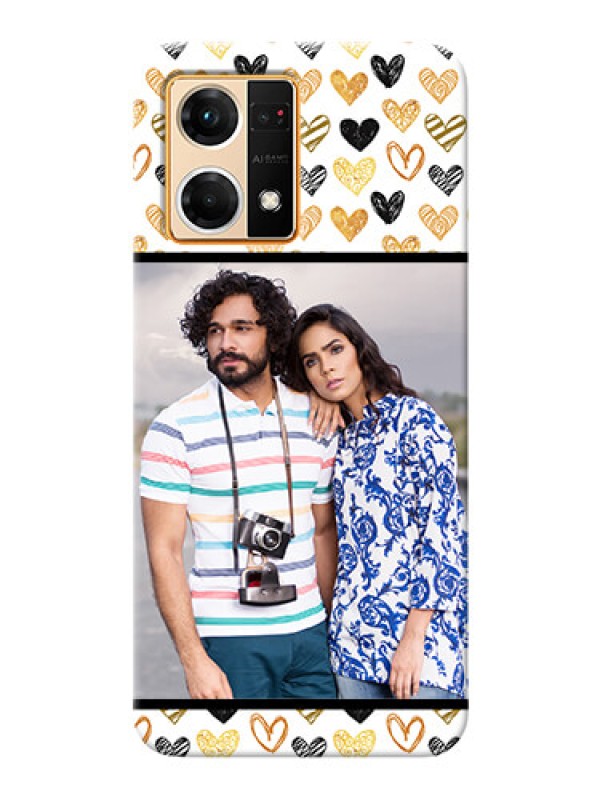 Custom Oppo F21 Pro Personalized Mobile Cases: Love Symbol Design