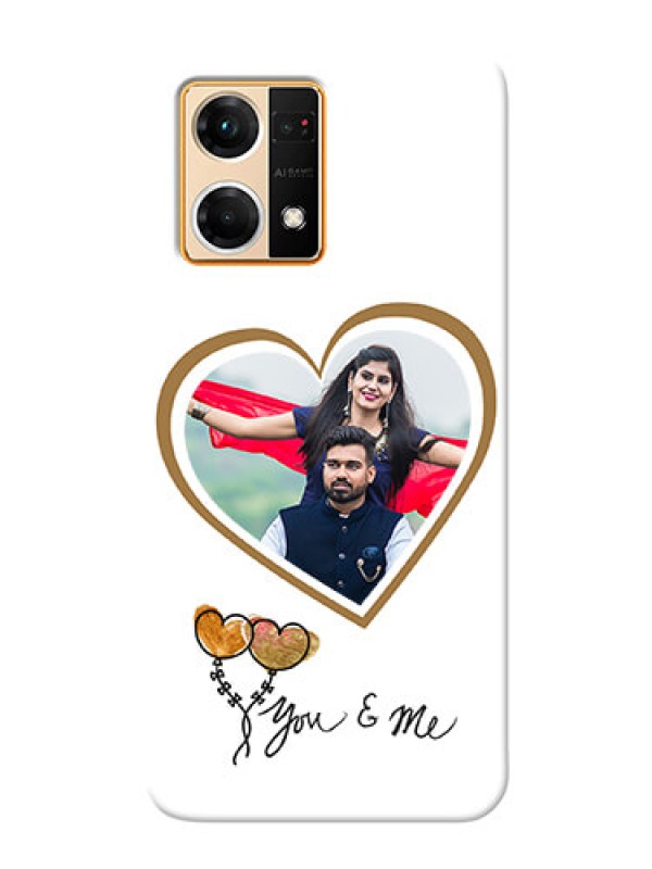 Custom Oppo F21 Pro customized phone cases: You & Me Design