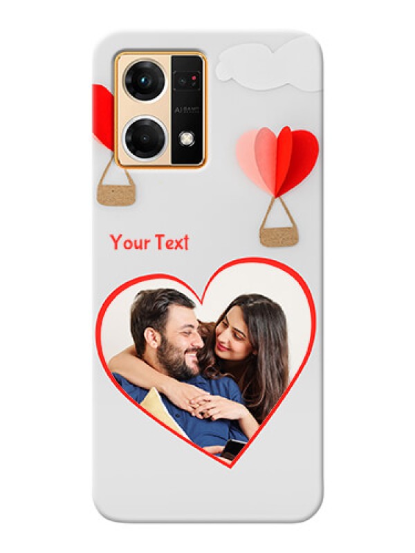 Custom Oppo F21 Pro Phone Covers: Parachute Love Design