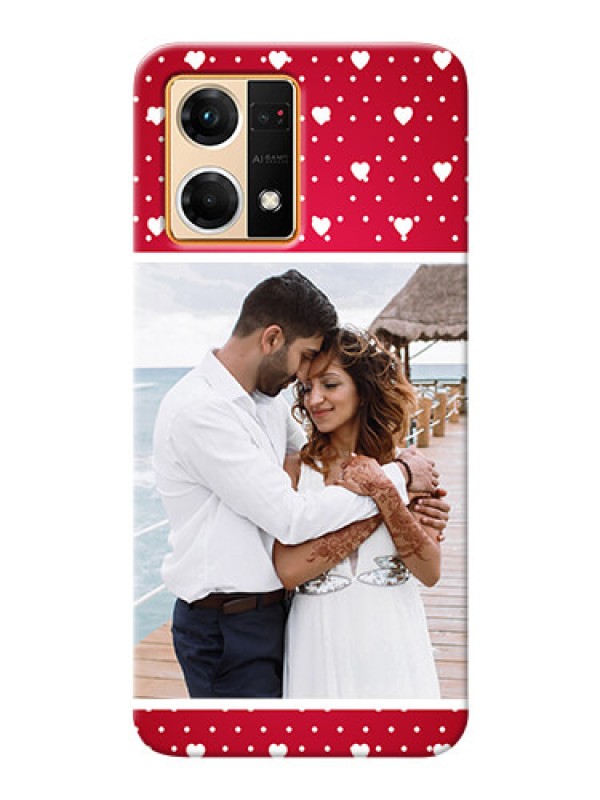 Custom Oppo F21 Pro custom back covers: Hearts Mobile Case Design