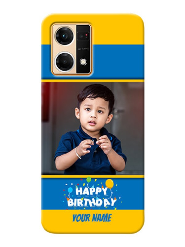 Custom Oppo F21 Pro Mobile Back Covers Online: Birthday Wishes Design