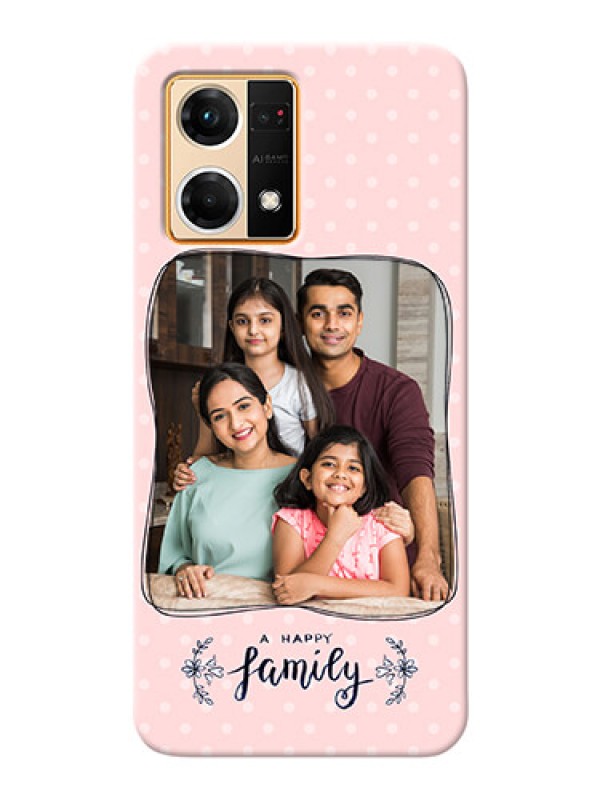 Custom Oppo F21 Pro Personalized Phone Cases: Family with Dots Design