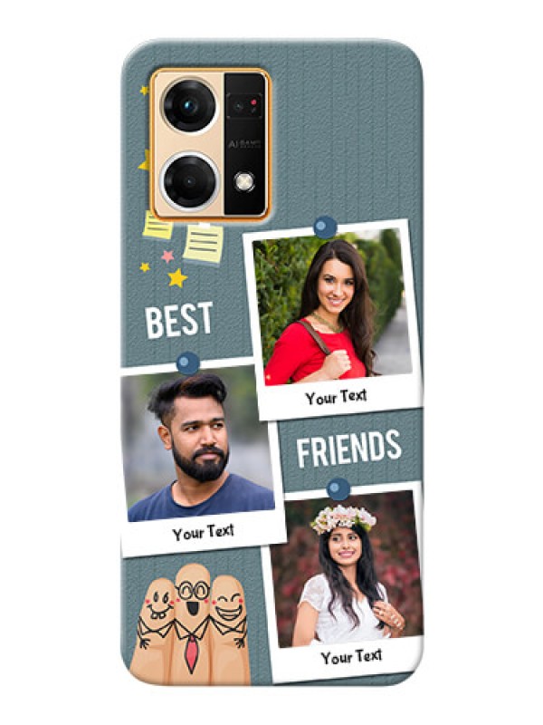 Custom Oppo F21 Pro Mobile Cases: Sticky Frames and Friendship Design