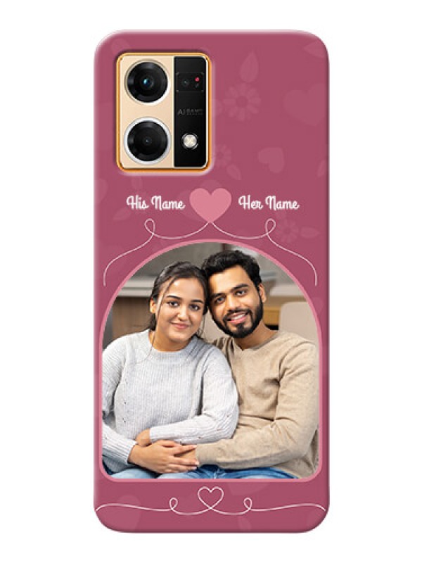 Custom Oppo F21 Pro mobile phone covers: Love Floral Design