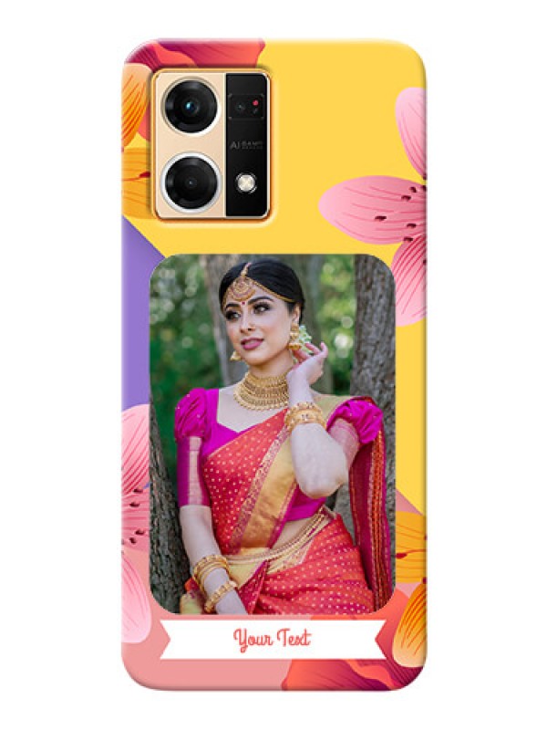 Custom Oppo F21 Pro Mobile Covers: 3 Image With Vintage Floral Design