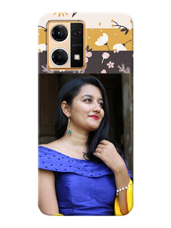 Custom Oppo F21 Pro mobile cases online: Stylish Floral Design
