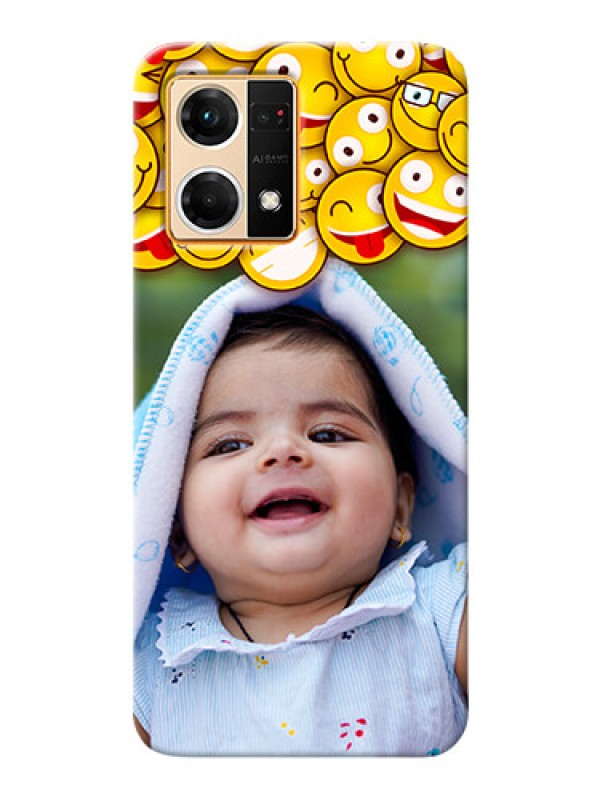 Custom Oppo F21 Pro Custom Phone Cases with Smiley Emoji Design