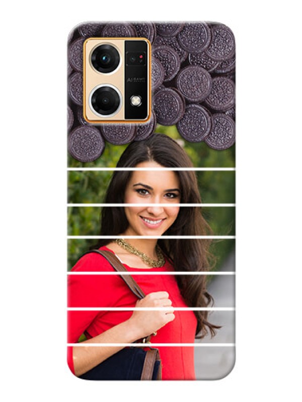 Custom Oppo F21 Pro Custom Mobile Covers with Oreo Biscuit Design
